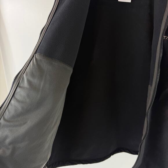 Columbia Mens M Titanium Interchange Full Zip Fleece Vest Black - Picture 7 of 8